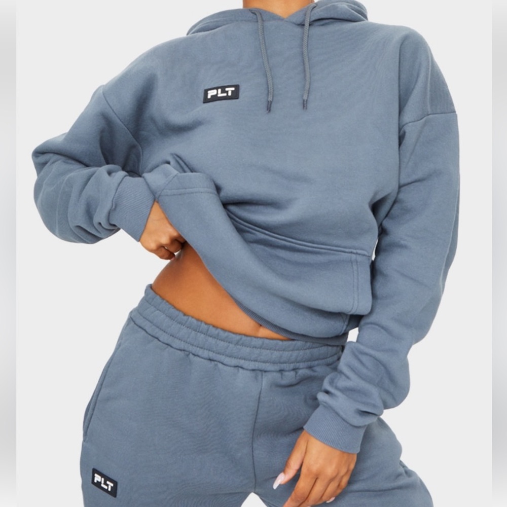 SALE rare plt badge logo hoodie